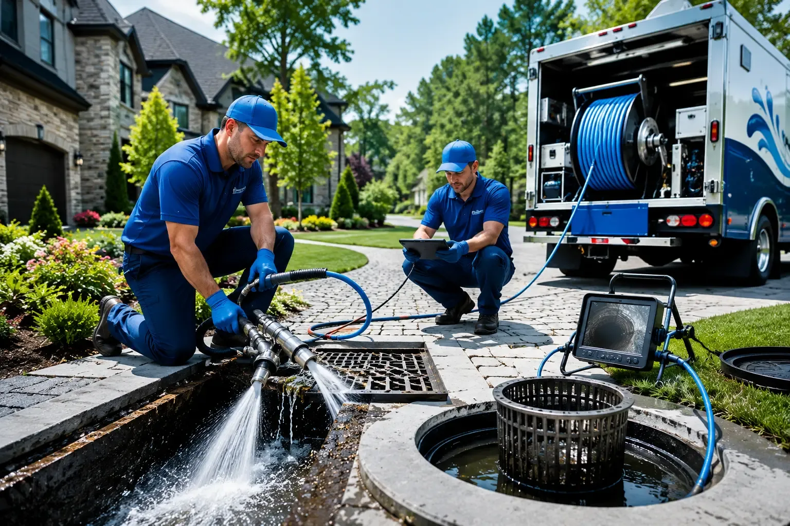 Local outdoor drain cleaning professionals in Lickingville, PA