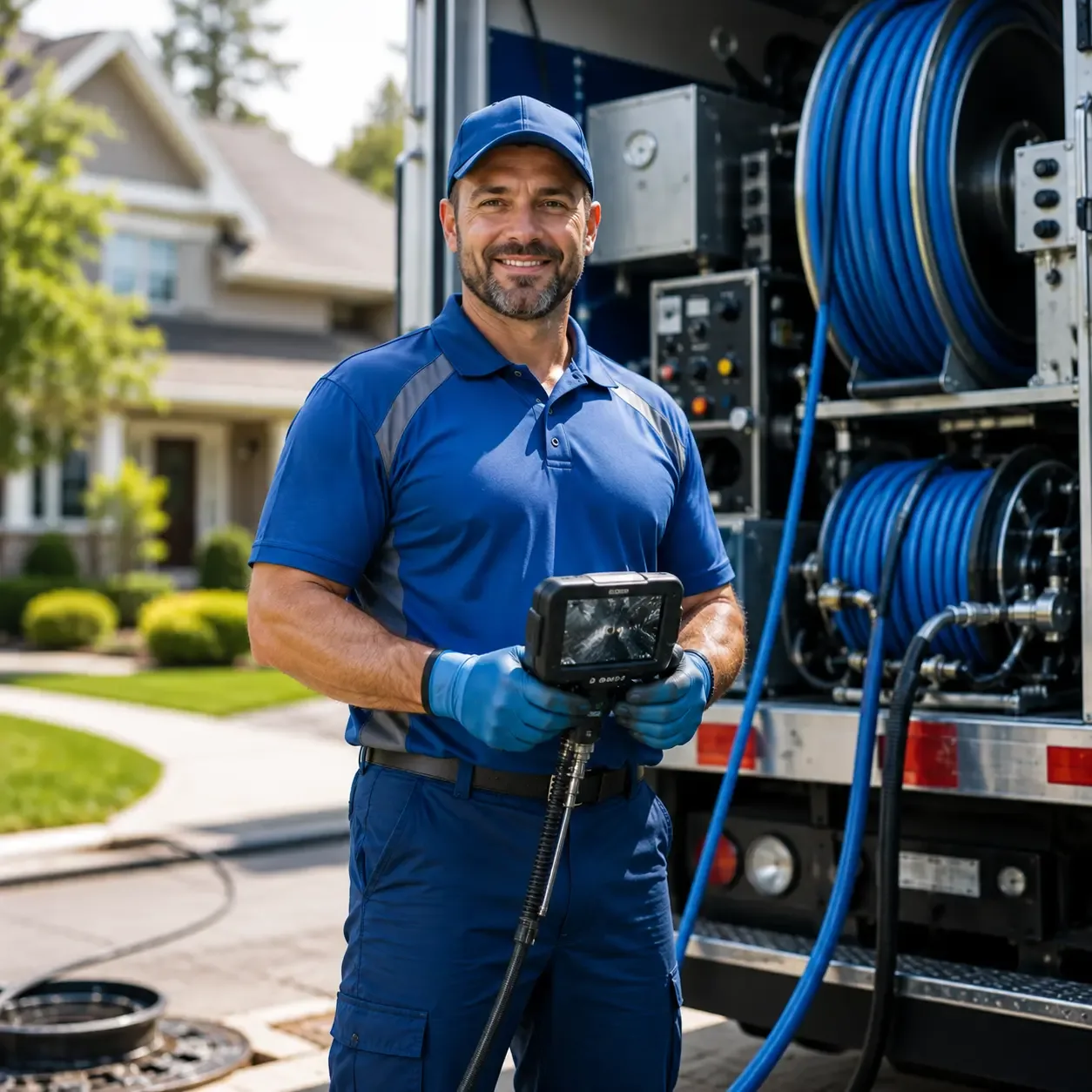 Local outdoor drain cleaning specialists in Lickingville, PA